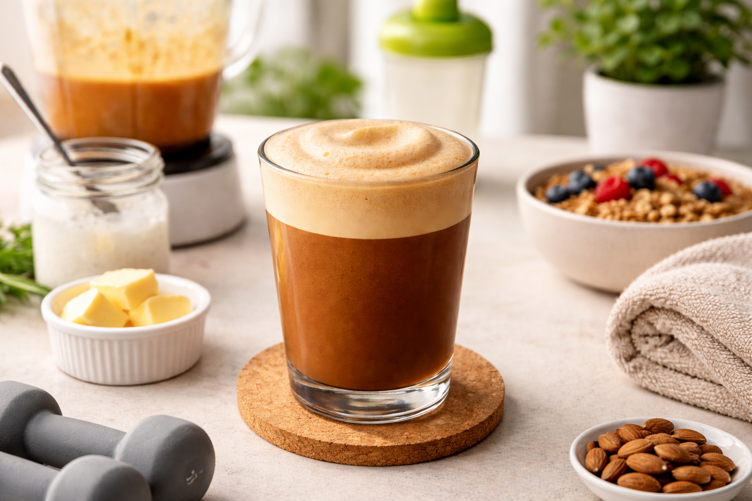 Neprůstřelná káva v ranním prostředí — bulletproof coffee jako součást ranní rutiny