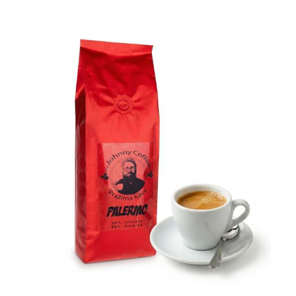 Balíček kávy Palermo od Johnny Coffee — doporučená zrnková káva na ristretto