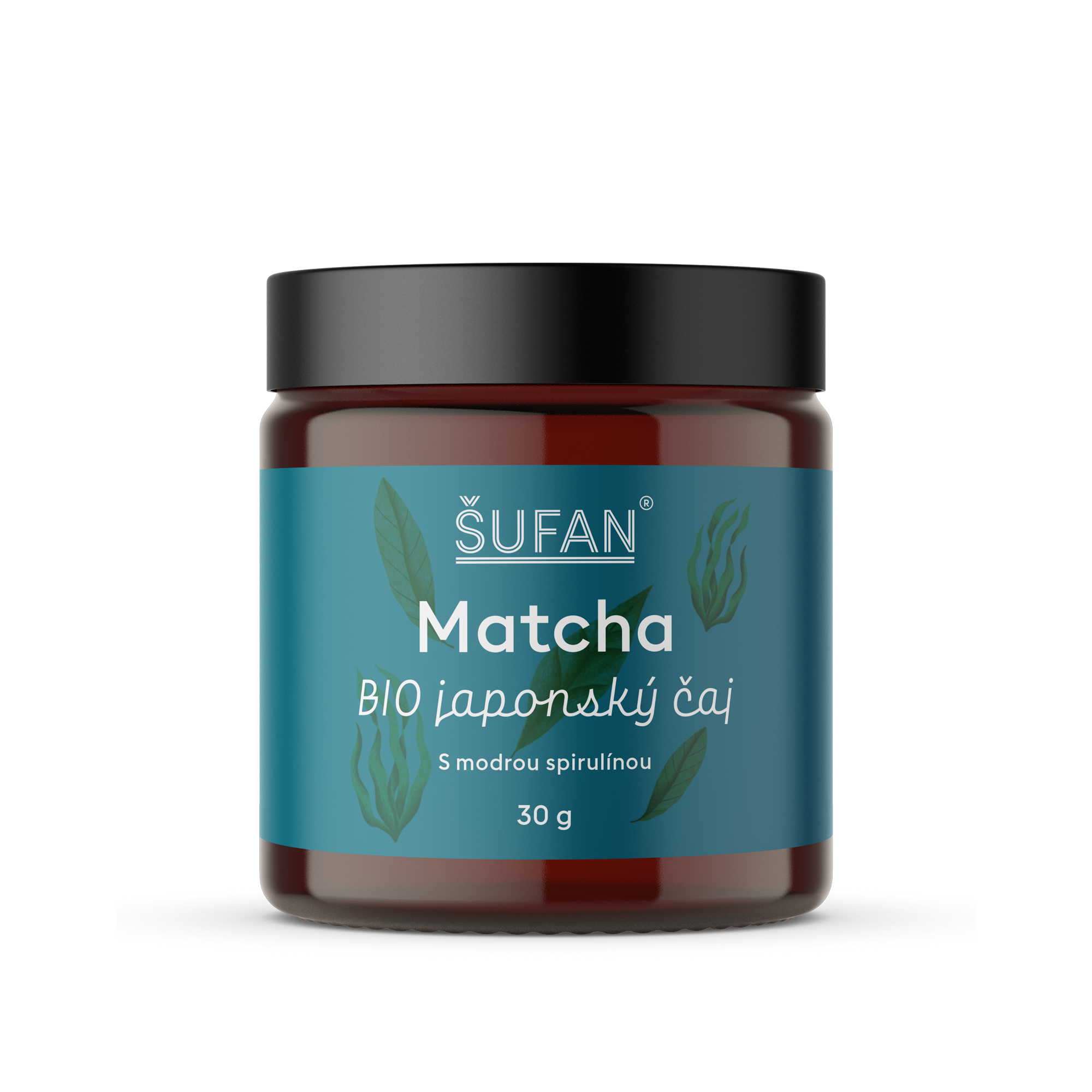BIO japonský čaj Matcha s modrou spirulinou – použití s vodou, mlékem i do smoothie