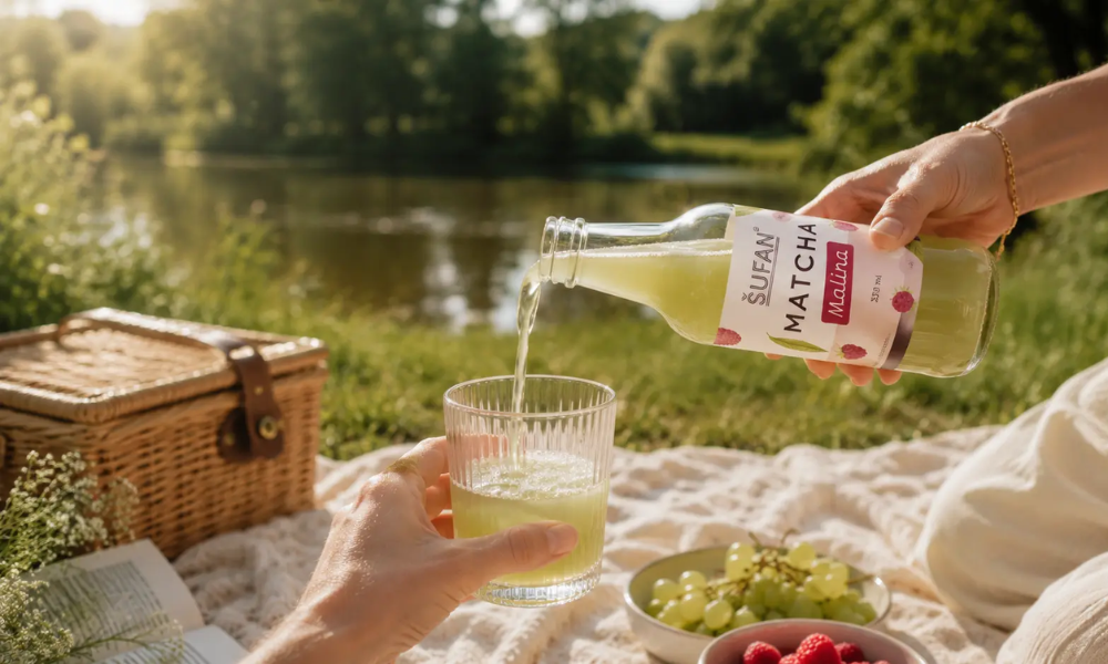 Matcha limonáda Malina Šufan 330 ml – plechovka