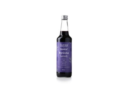 Borůvkový sirup se šalvějí 500 ml ŠUFAN