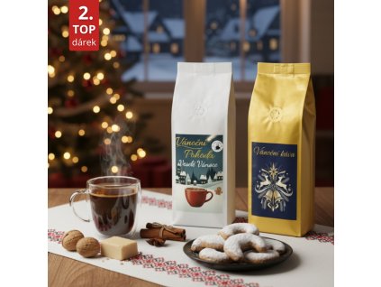 Vánoční kávové potěšení dárek co chutná