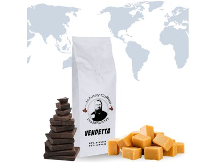 Káva na espresso a cappuccino Vendetta do pákových a automatických kávovarů