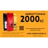 Dárkový poukaz na kávu k narozeninám za 2000 Kč