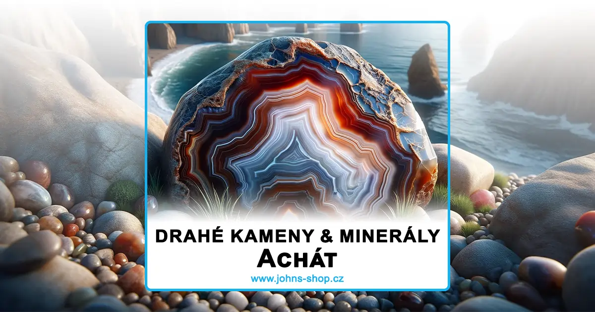 Drahé kameny a minerály - Achát