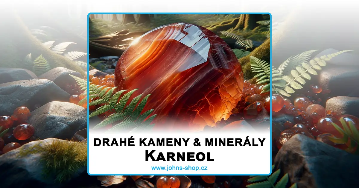 Drahé kameny a minerály - Karneol