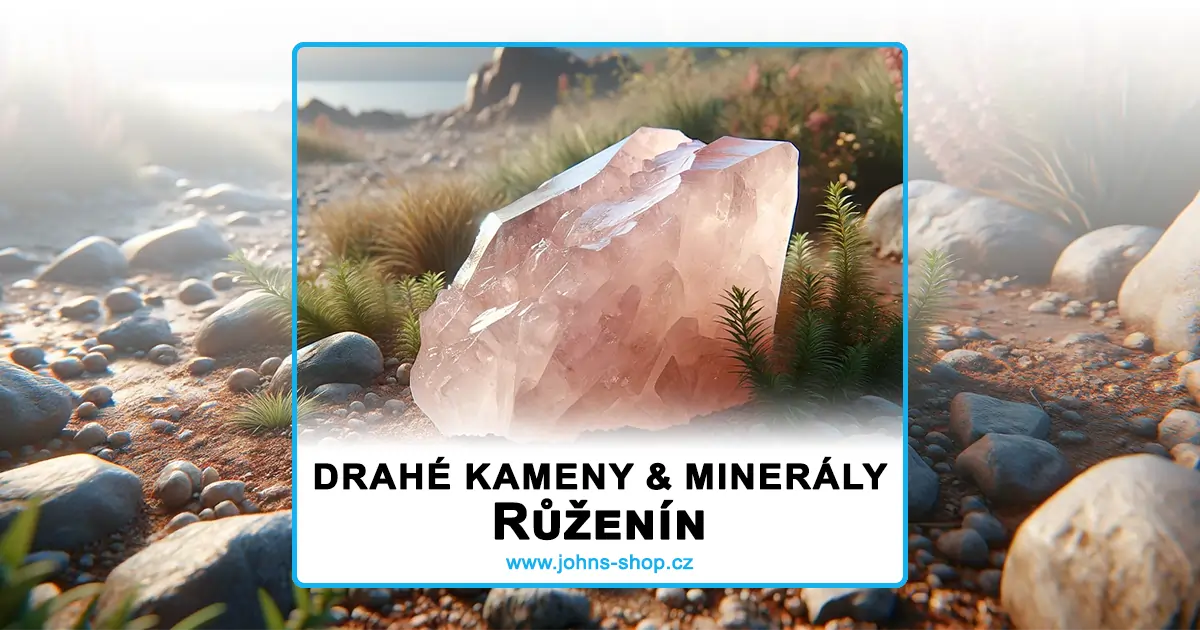 Drahé kameny a minerály - Růženín