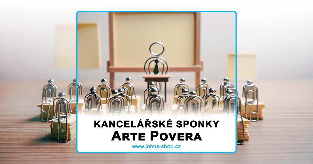Kancelářské sponky a umění Arte Povera