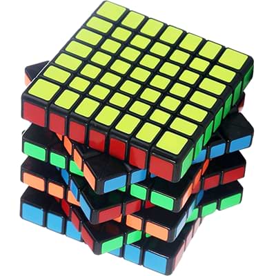 Rubikova kostka 7x7x7 - Černá