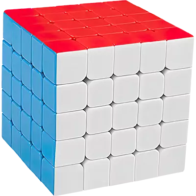 Rubikova kostka 5x5x5 - Bez nálepek