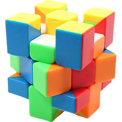 Rubikova kostka Zrcadlová - Bez nálepek - 3x3x3