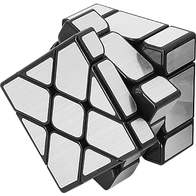 Rubikova kostka Zrcadlová - Mirror Cube - Stříbrná