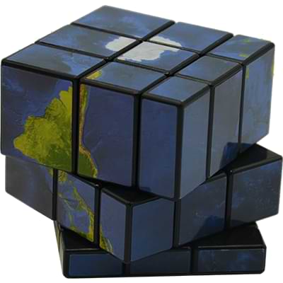 Rubikova kostka Mapa světa