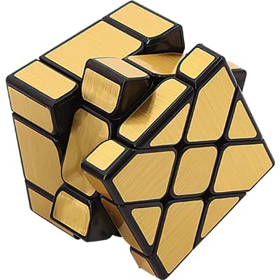 Rubikova kostka Zrcadlová - Mirror Cube - Zlatá