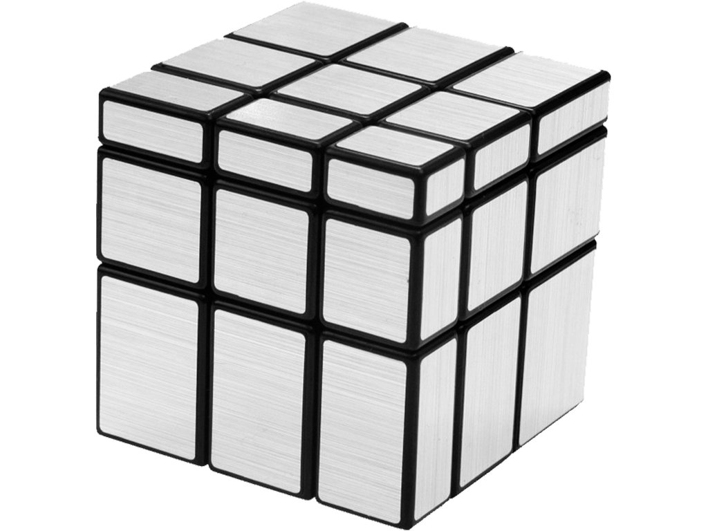 Rubikova kostka - Mirror Cube - Stříbrná