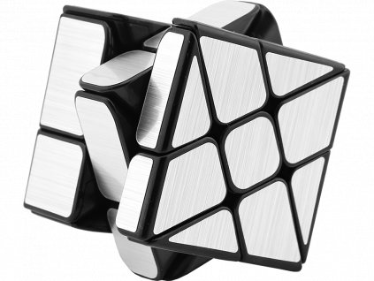 Rubikova kostka - Mirror Cube - Stříbrná - Windmill