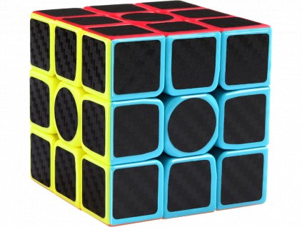 Rubikova kostka s carbonovým potiskem, dimenze 3x3x3