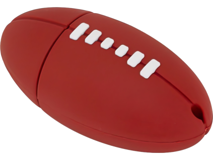 johns shop usb flash disk mic rugbyovy hnedy 1