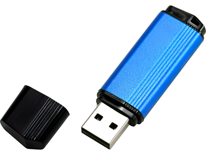 johns shop usb flash disk ceno metalicky modry 1