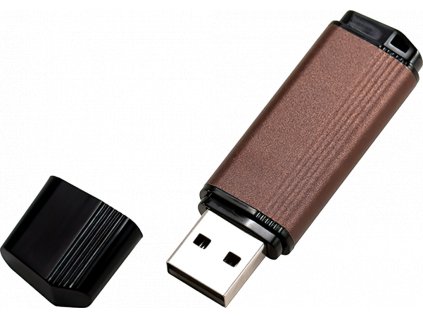 johns shop usb flash disk ceno metalicky hnedy 1 32 GB