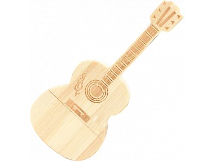 reddot shop usb flash disk dreveny akusticka kytara bambus 1 64 GB