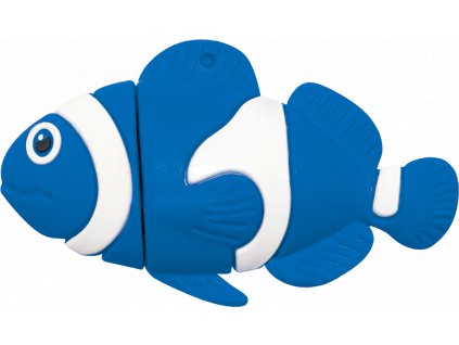 USB Flash disk - 64 GB - Rybička Klaun - Modrá - USB 3.0