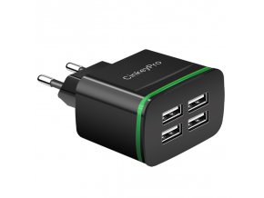 CinkeyPro 4 Ports USB Charger 5V 4A Smart Wall Adapter Mobile Phone Charging Data Device For (5)