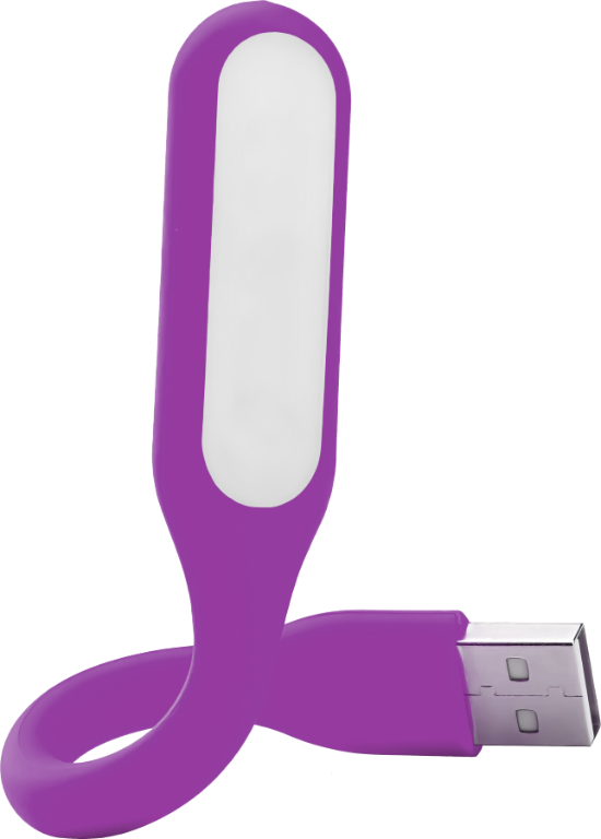 USB LED lampa - Fialová