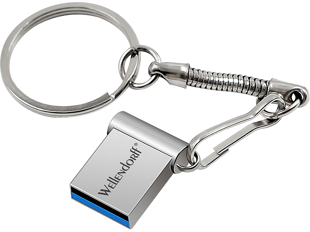 USB Flash disk - Mini - Kovový - 32 GB - USB 2.0 - Stříbrný