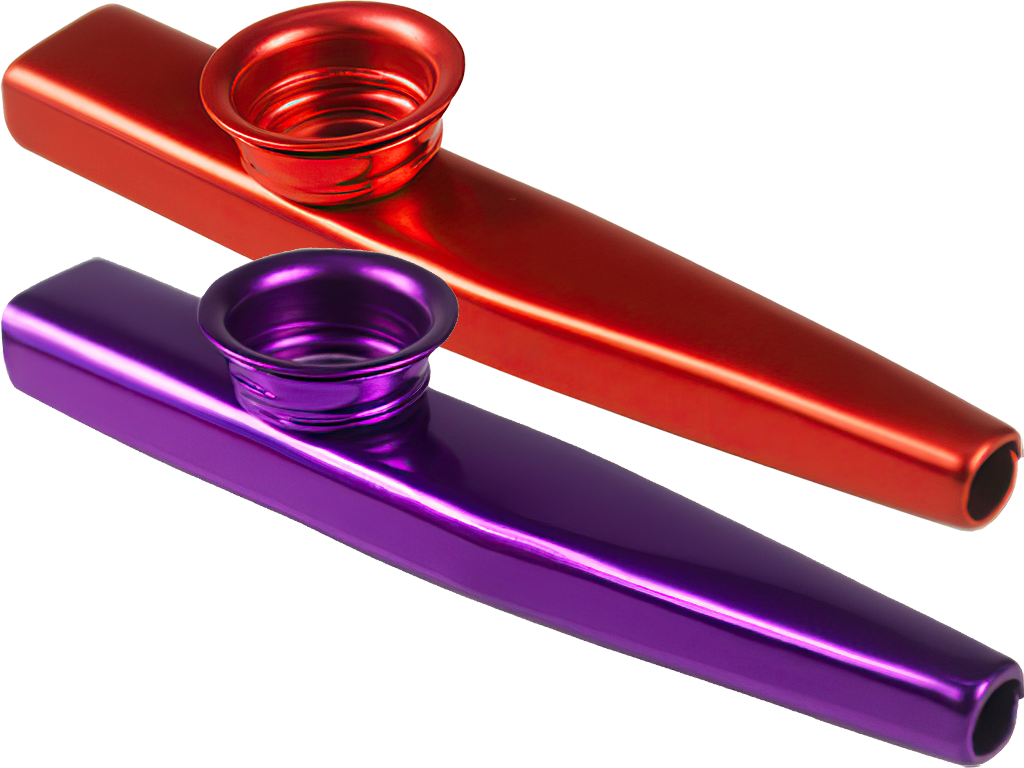 Sada 2 ks Kazoo - Červené a fialové