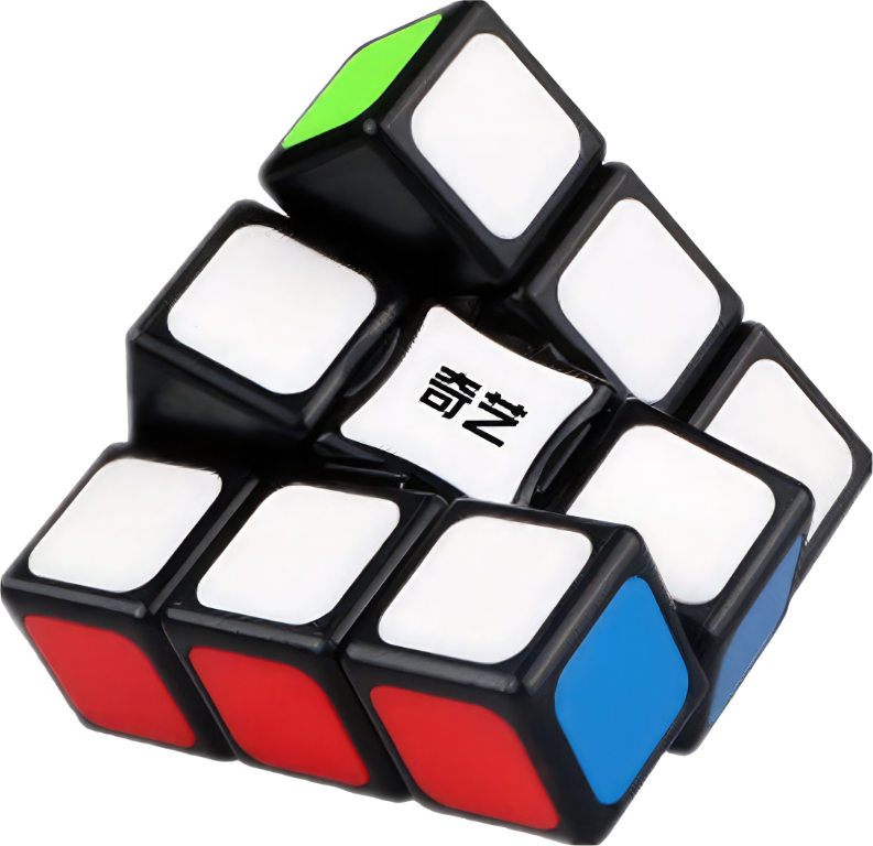 Rubikova kostka - Plochá - 1x3x3