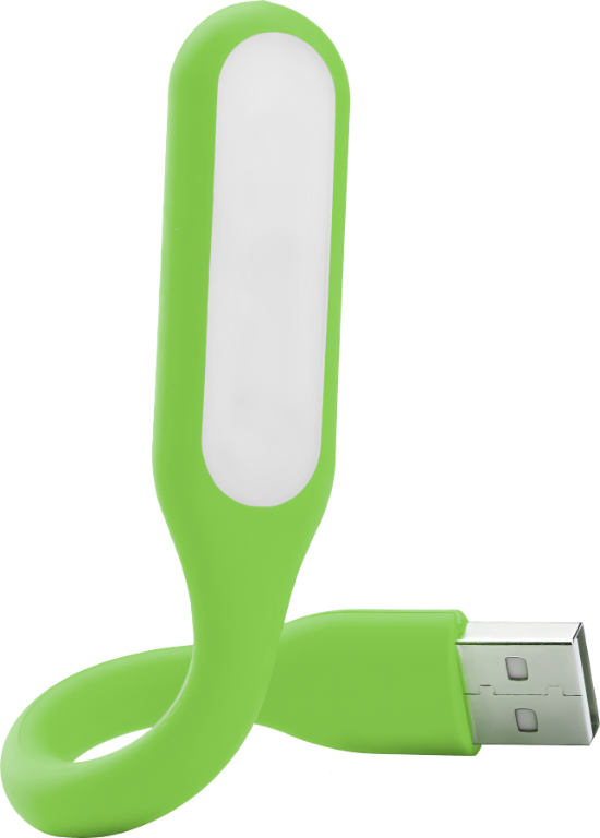 USB LED lampa - Zelená