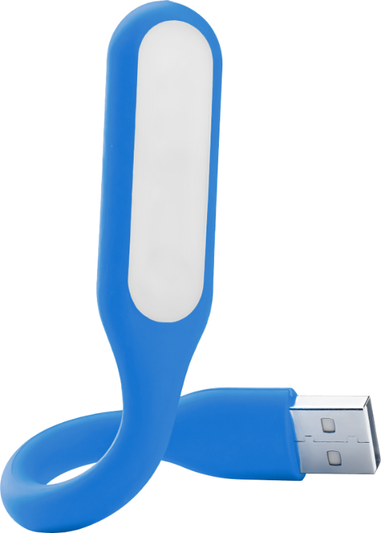 USB LED lampa - Modrá