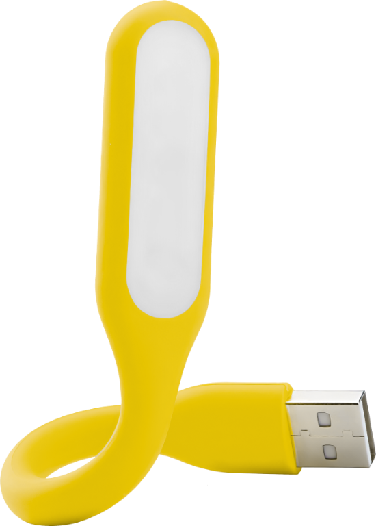 USB LED lampa - Žlutá