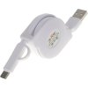 johns shop usb kabel samonavijeci micro usb usb c bily 5
