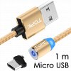 johns shop magneticky kabel m5 zlaty 1m micro usb