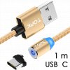 johns shop magneticky kabel m5 zlaty 1m usb c