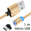 johns shop magneticky kabel m5 zlaty 1m micro usb