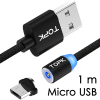 johns shop magneticky kabel m5 cerny 1m micro usb