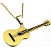 reddot shop cz retizek kovovy s priveskem akusticka kytara zlata 1