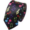 johns shop cz kravata cerna houslove klice noty barevne 1