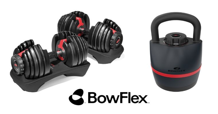 Bowflex nastavitelne jednorucni cinky a kettlebell