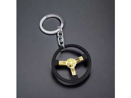 klíčenka přívěšek černý volant