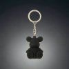 přívěšek na klíče černý medvídek světlý