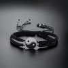 náramek jing a jang párový provázkový stylový