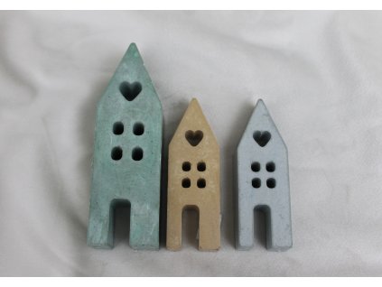 Domeček srdíčko m zelený