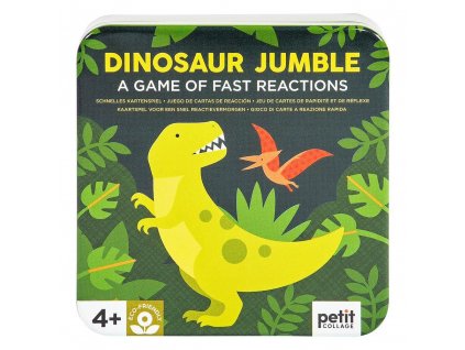 Petit Collage dětská karetní hra dinosauři