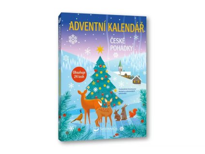 403229 2 6901 adventni kalendar ceske pohadky obsahuje 24 knih obalka 3d