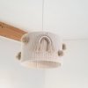 Lustr macrame duha béžová2