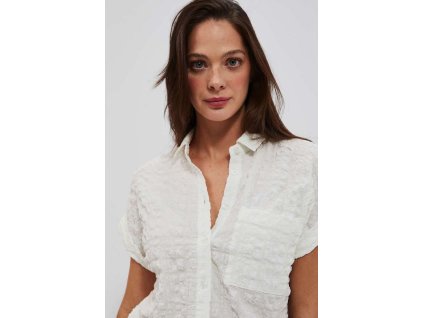 Dámská košile MOODO L-KO-4022 bílá